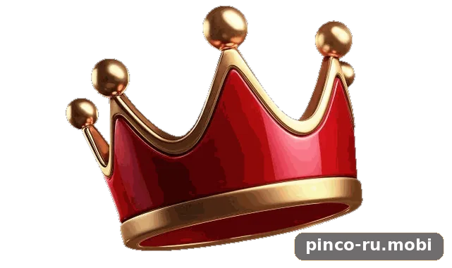 Красно-золотая корона — статусы лояльности и лимиты вывода в Pinco, pinco-ru.mobi